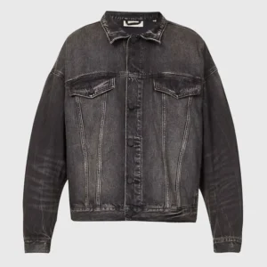 ESSENTIALS Fear of God Denim Jacket Black