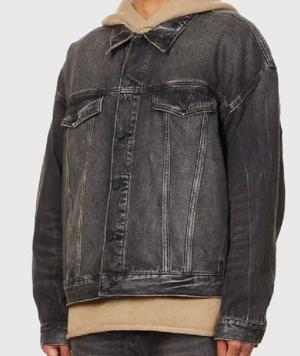 ESSENTIALS Fear of God Denim Jacket Black