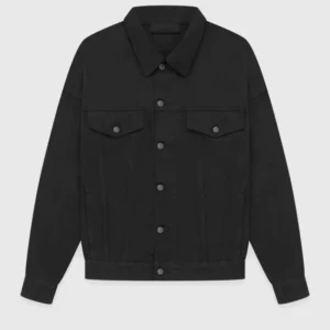 Essentials Fear of God Denim Jacket Jet Black