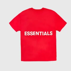 Fear of God Essentials Graphic T-Shirt Red