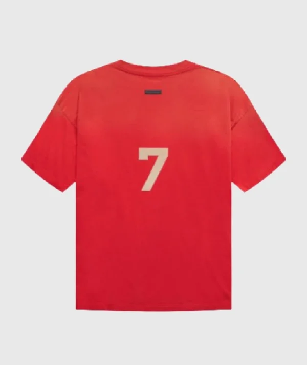 Fear of God Essentials T-Shirt 7 Red