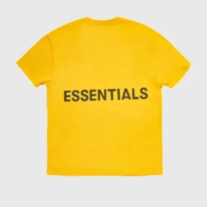 Fear of God Essentials T-Shirt Applique Logo Yellow