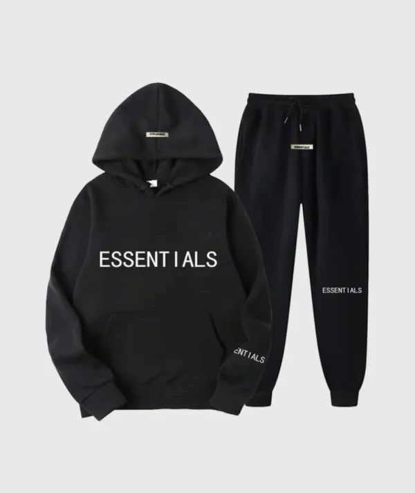 Essential Fear Of God Tracksuit Black