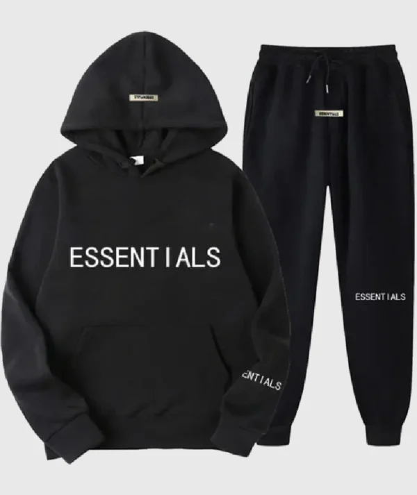 Essential Fear Of God Tracksuit Black