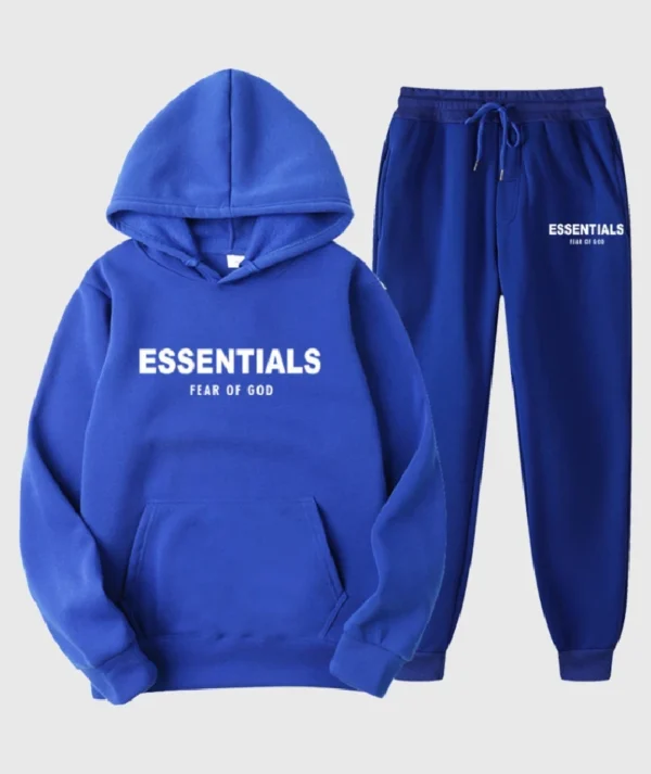 Essentials Fear of God Tracksuits BlueEssentials Fear of God Tracksuits Blue