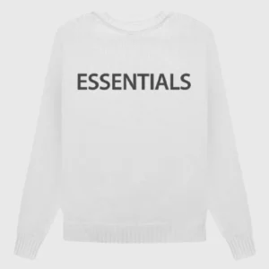 Essentials Overlapped Sweatshirt White