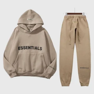 Fear Of God Essential Oversized Tracksuit Brown