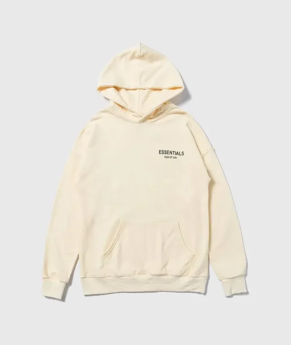 Fear Of God Essentials Star Hoodie Beige