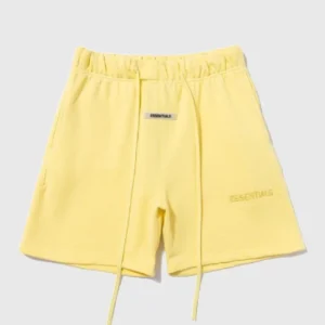 Fear of God Essentials Logo Shorts Yellow