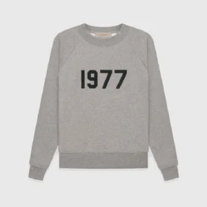 Essentials Crewneck 1977 Sweatshirt Dark Grey